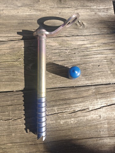 Soviet titanium ice screw vite - titanium,